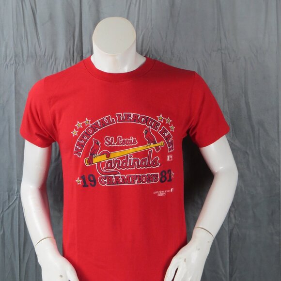 St Louis Cardinals Shirt (VTG) - 1987 National League Champions - Men's Large - Picture 4 of 8